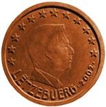2 cents (other side, country Luxemburg) 0.02