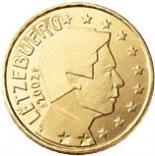 50 cents (other side, country Luxemburg) 0.5