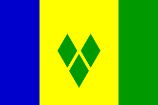 Nacionalinės vėliavos, Sent Vinsentas ir Grenadinai