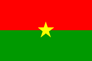 Nacionalinės vėliavos, Burkina Fasas