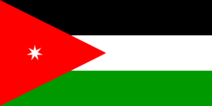 Nacionalinės vėliavos, Jordanija