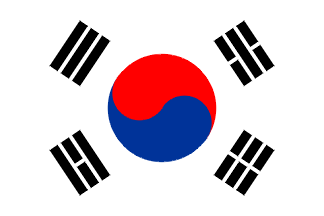 Nacionalinės vėliavos, Pietų Korėja