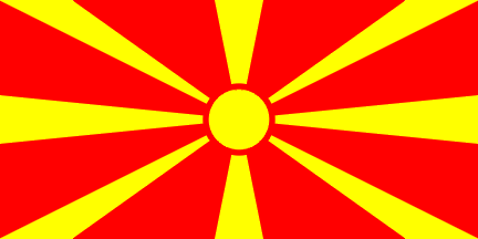 Nacionalinės vėliavos, Makedonija