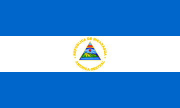 Nacionalinės vėliavos, Nikaragva