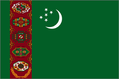 Nacionalinės vėliavos, Turkmėnija